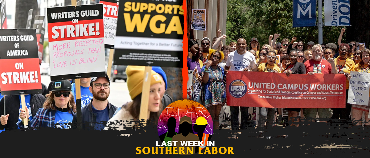 Last Week in Southern Labor: 8/25 – 9/1