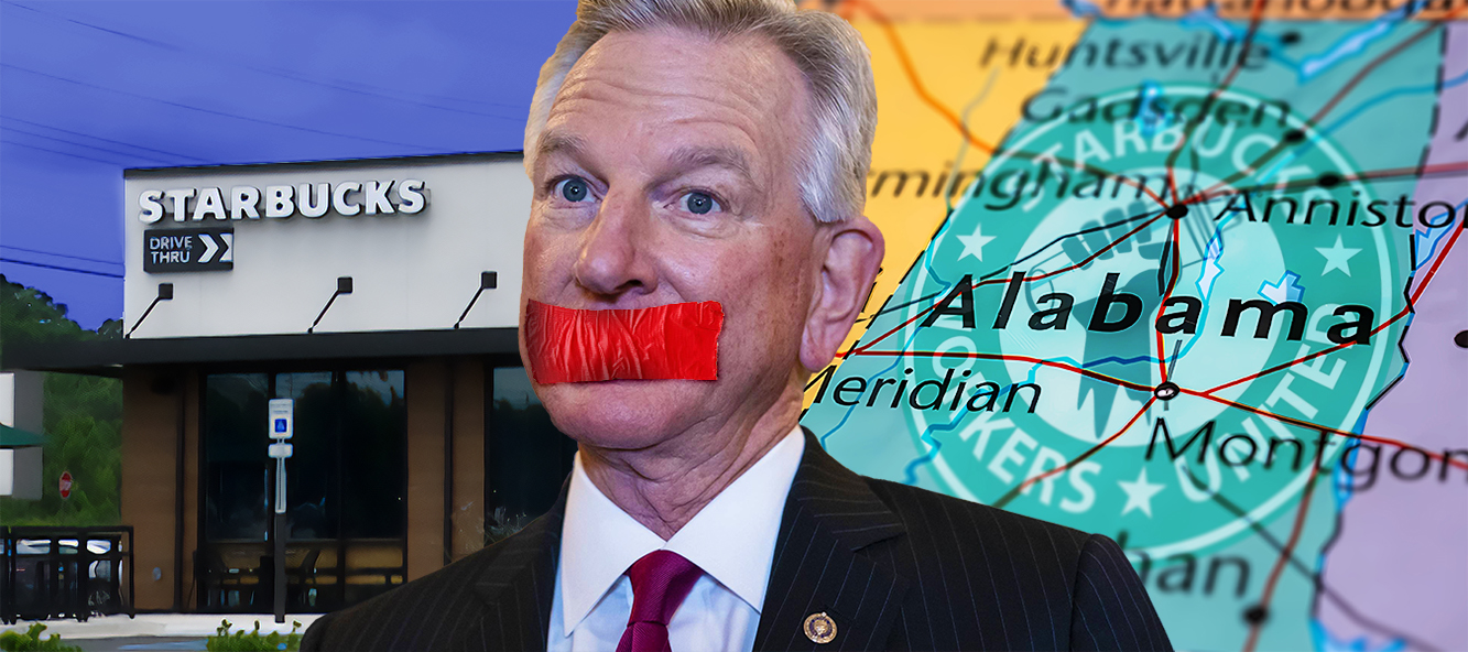 Despite Starbucks’ Union Busting Actions in Alabama, Tuberville Refuses to Join Colleagues in Demanding Answers